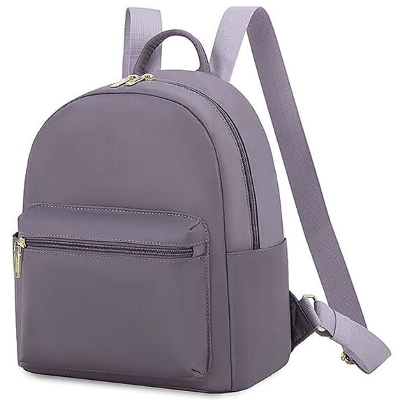 Handbags - Mini Backpack for Women Light Weight Small , Purple-grey